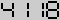 A 7 segment counter showing how many people have visited my myspace profile